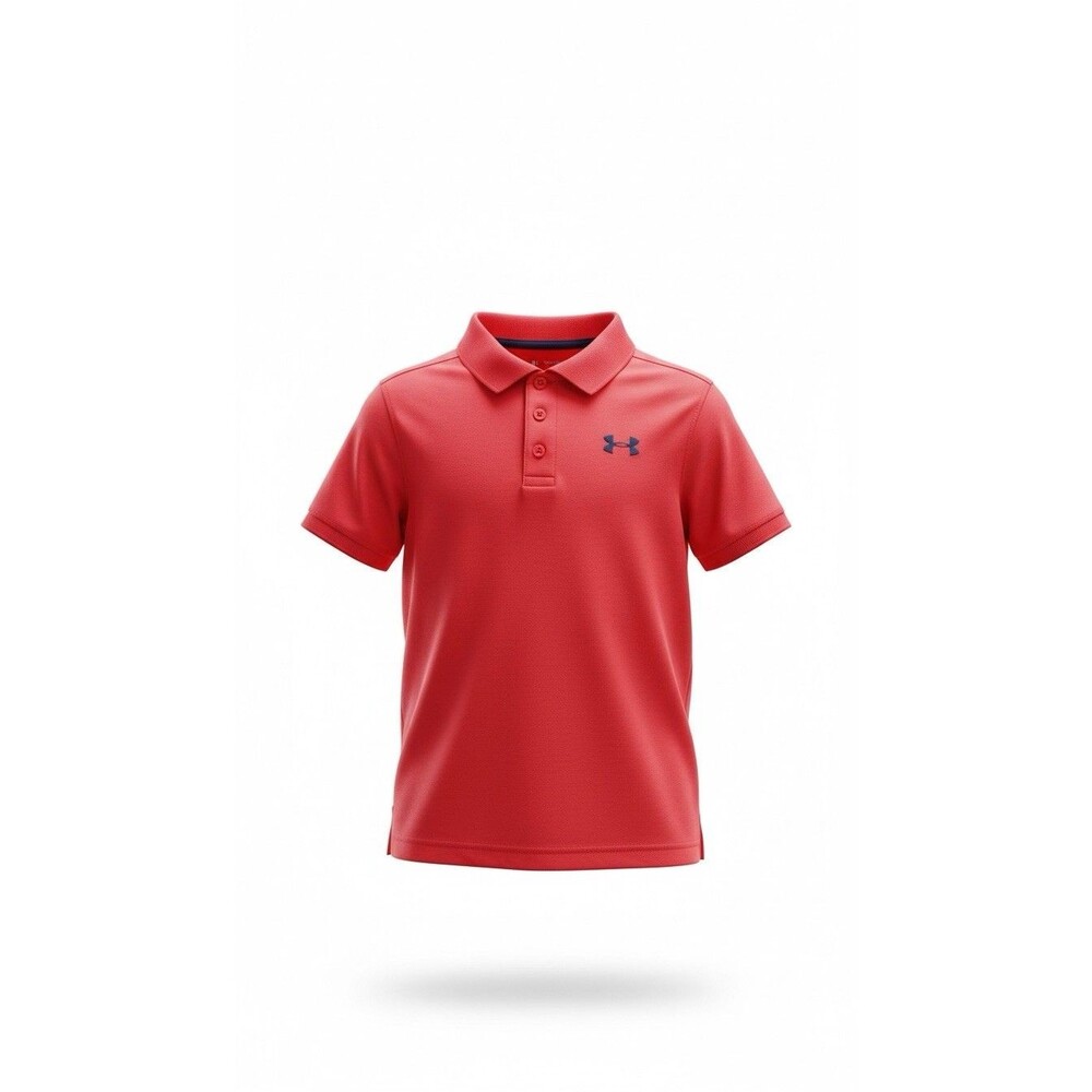 Under‎ Armour Youth Boys' Performance Polo Red S HeatGear Moisture Wicking